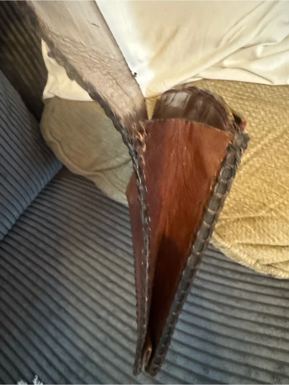 Hand-Tooled Floral Leather vintage clutch/purse in Brown Mexico